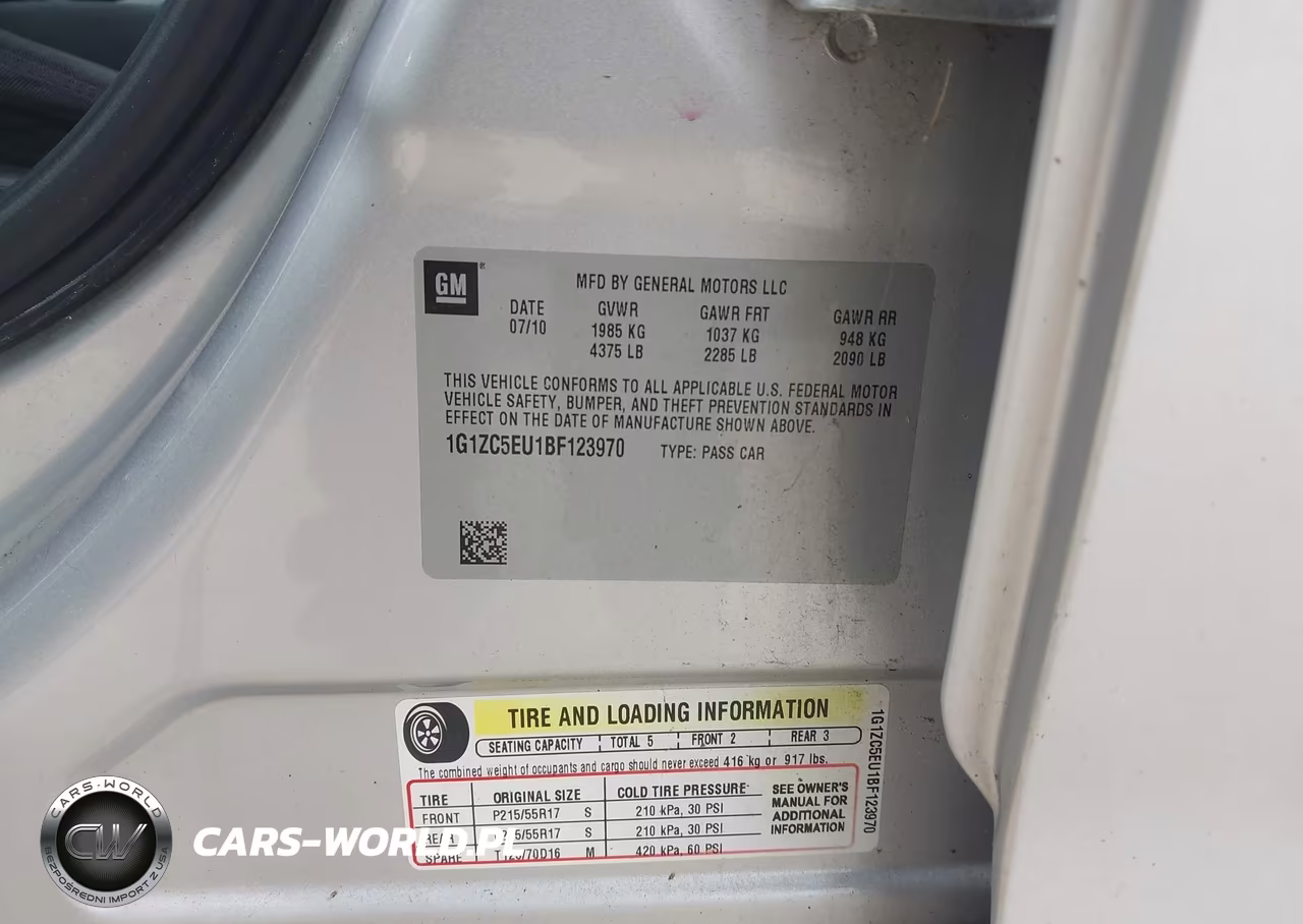 2011 Chevrolet Malibu 1Lt VIN:1G1ZC5EU1BF123970 - 9