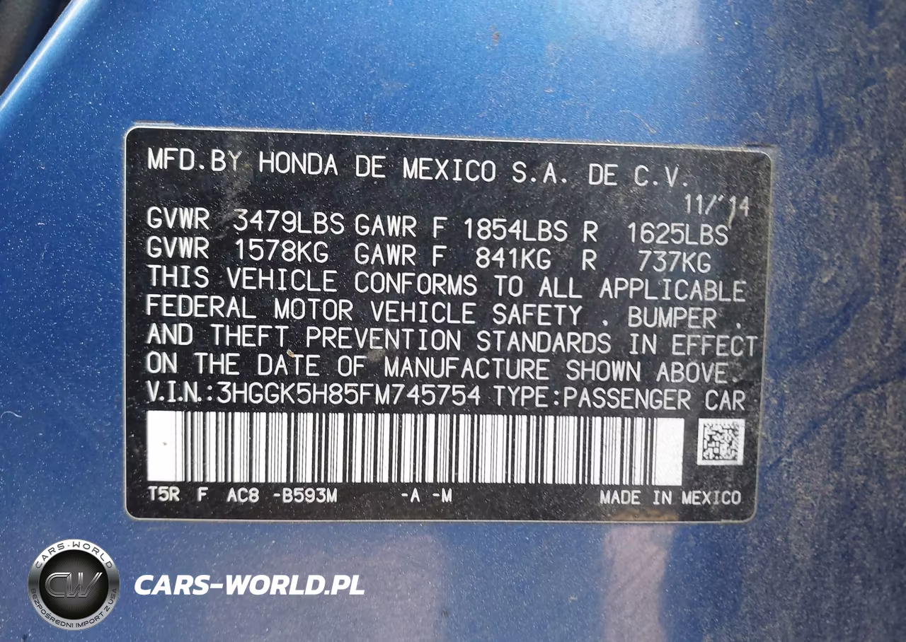2015 Honda Fit Ex-Ex-L VIN:3HGGK5H85FM745754 - 9