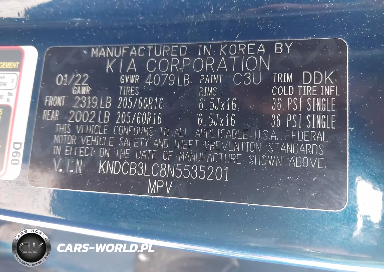 2022 Kia Niro Lx VIN:KNDCB3LC8N5535201 - 9