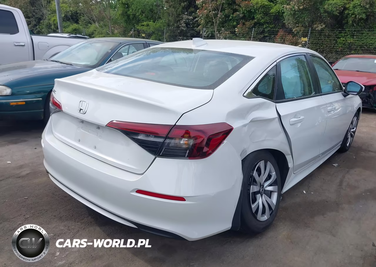 2025 Honda Civic Lx VIN:2HGFE2F29SH605909 - 4