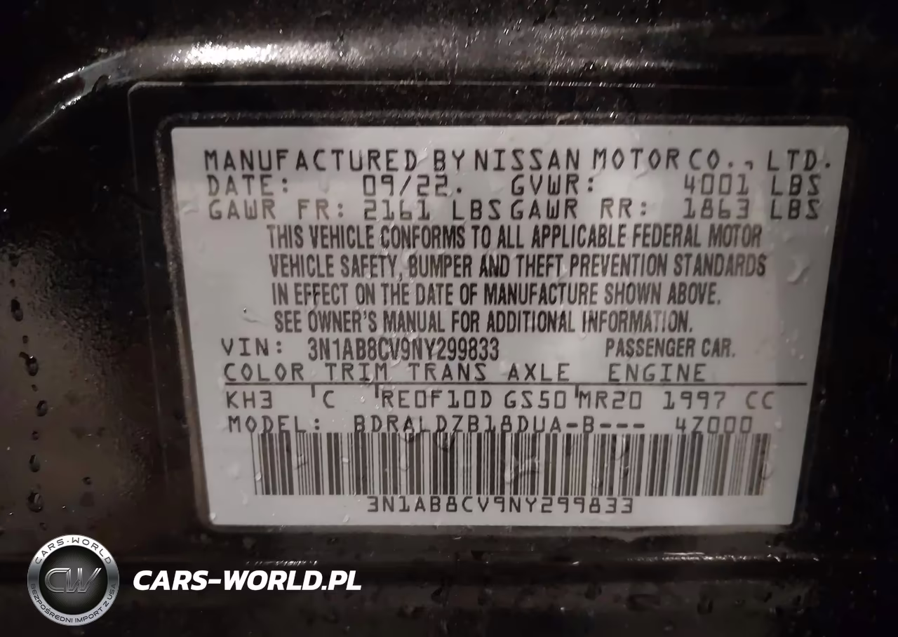 2022 Nissan Sentra Sv Xtronic Cvt VIN:3N1AB8CV9NY299833 - 9