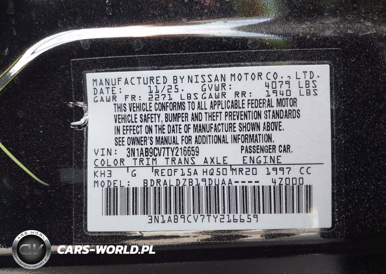 2026 Nissan Sentra Sv VIN:3N1AB9CV7TY216659 - 9