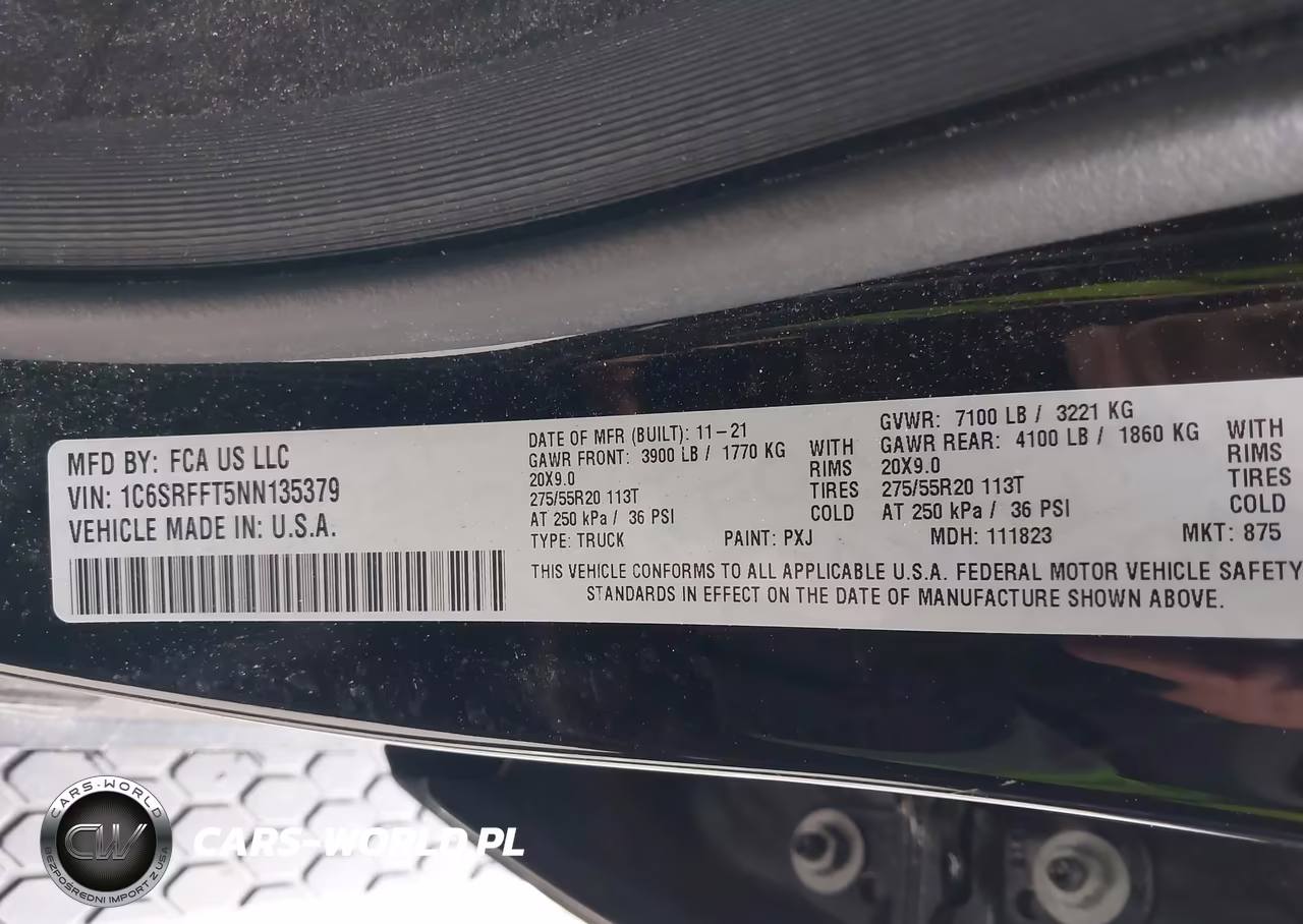 2022 Ram 1500 Big Horn 4X4 5'7 Box VIN:1C6SRFFT5NN135379 - 9