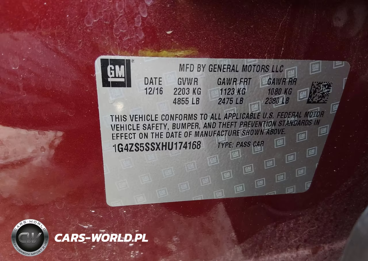 2017 Buick Lacrosse Premium VIN:1G4ZS5SSXHU174168 - 9