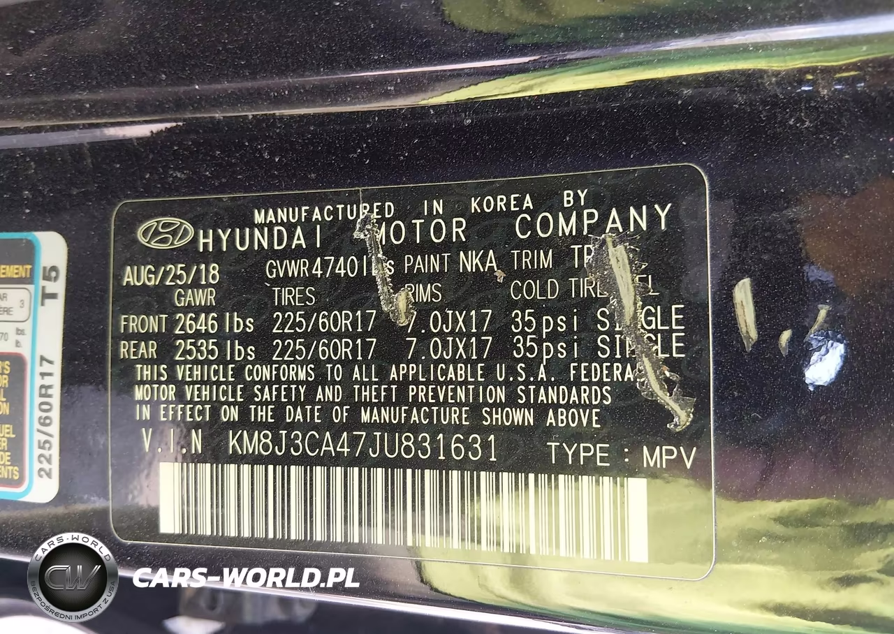 2018 Hyundai Tucson Sel VIN:KM8J3CA47JU831631 - 9