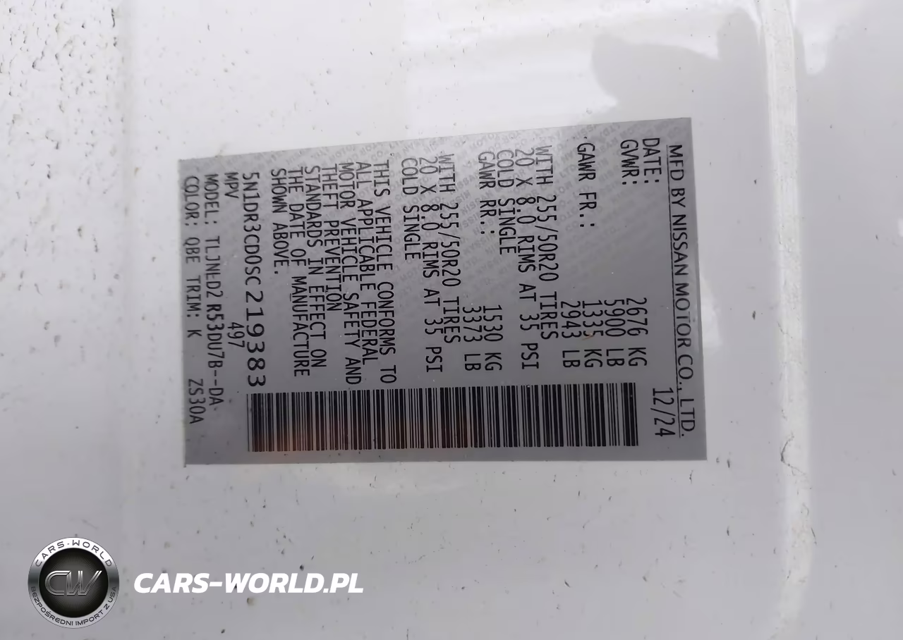 2025 Nissan Pathfinder Sl 4Wd VIN:5N1DR3CD0SC219383 - 9