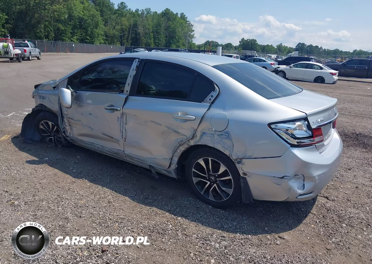 2014 Honda Civic Ex VIN:2HGFB2F89EH534678 - 3