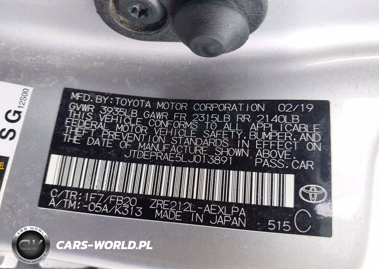 2020 Toyota Corolla Le VIN:JTDEPRAE5LJ013891 - 9