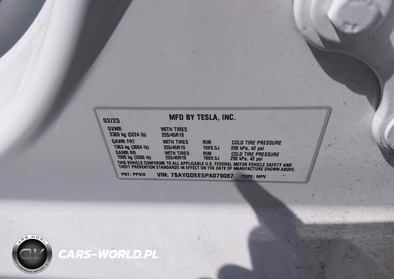 2023 Tesla Model Y Awd-Long Range Dual Motor All-Wheel Drive VIN:7SAYGDEE5PA079087 - 9