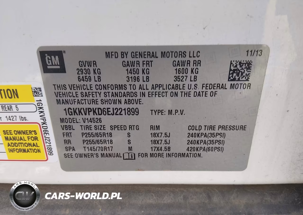 2014 GMC Acadia Sle-2 VIN:1GKKVPKD6EJ221899 - 9