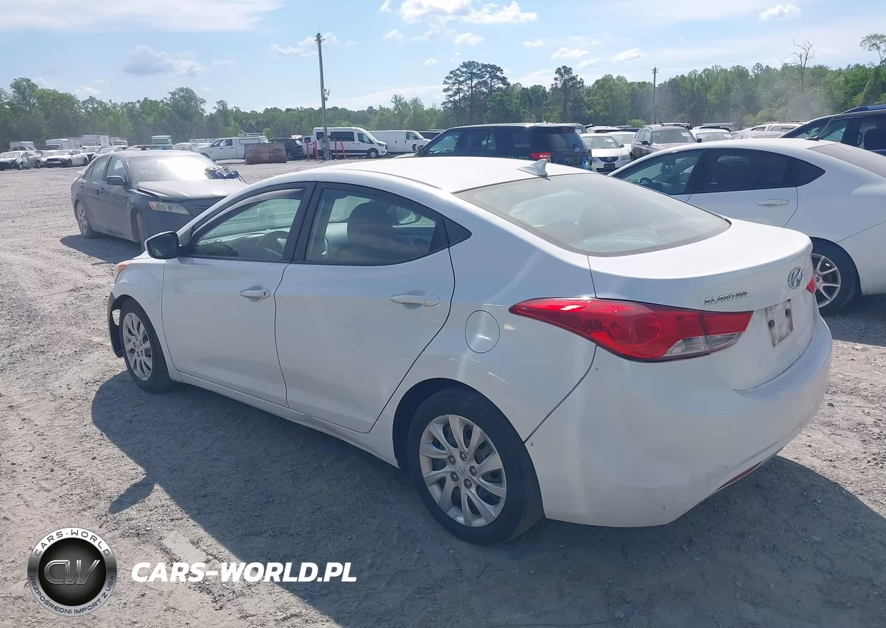2012 Hyundai Elantra Gls VIN:5NPDH4AE4CH076663 - 3