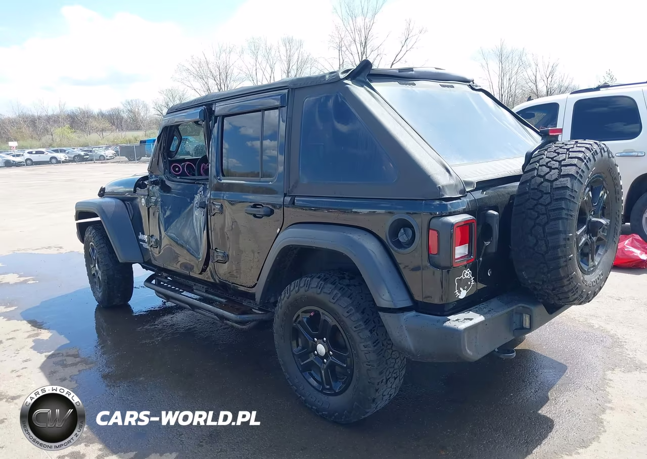 2019 Jeep Wrangler Unlimited Sport S 4X4 VIN:1C4HJXDG9KW631748 - 3