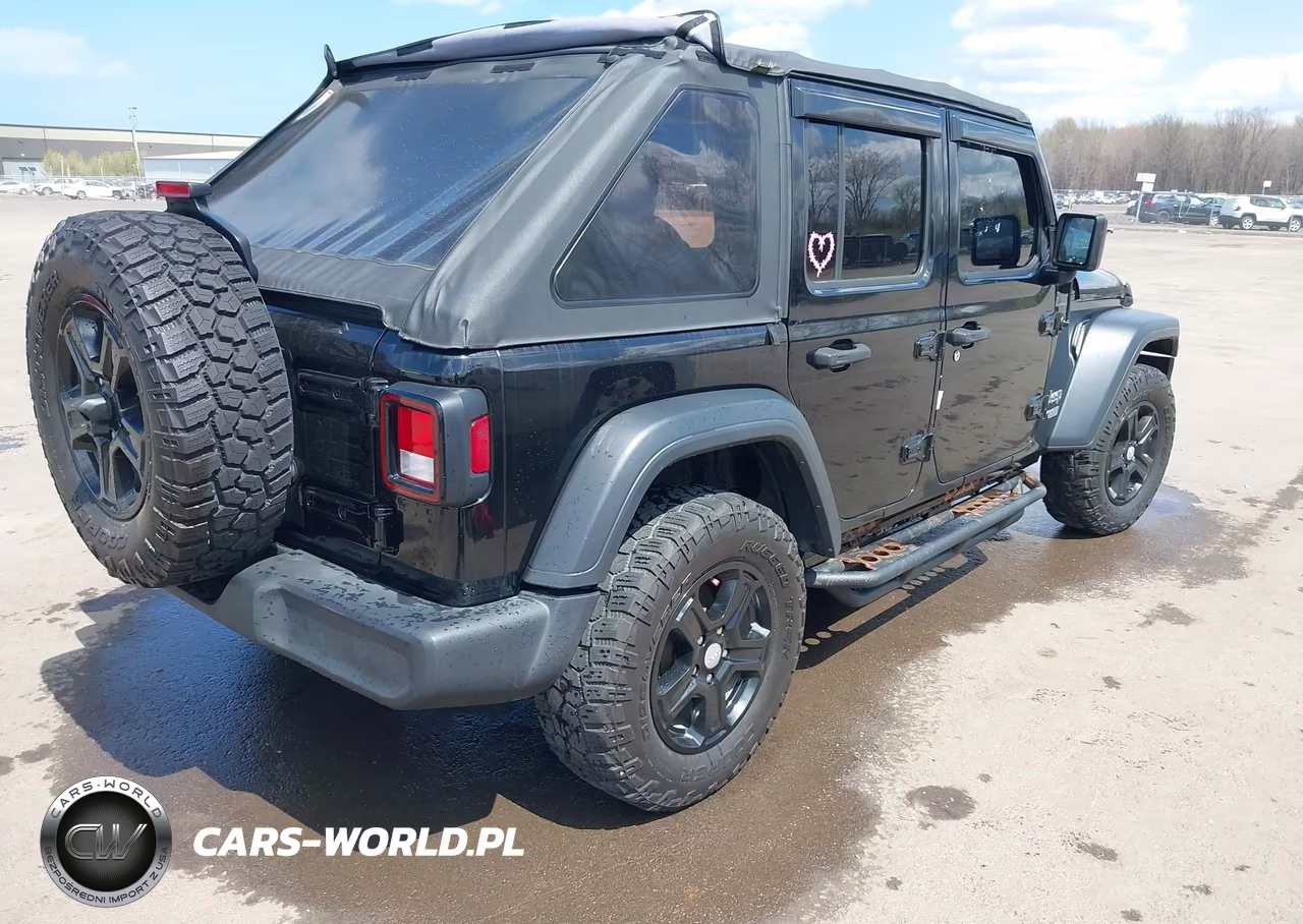 2019 Jeep Wrangler Unlimited Sport S 4X4 VIN:1C4HJXDG9KW631748 - 4