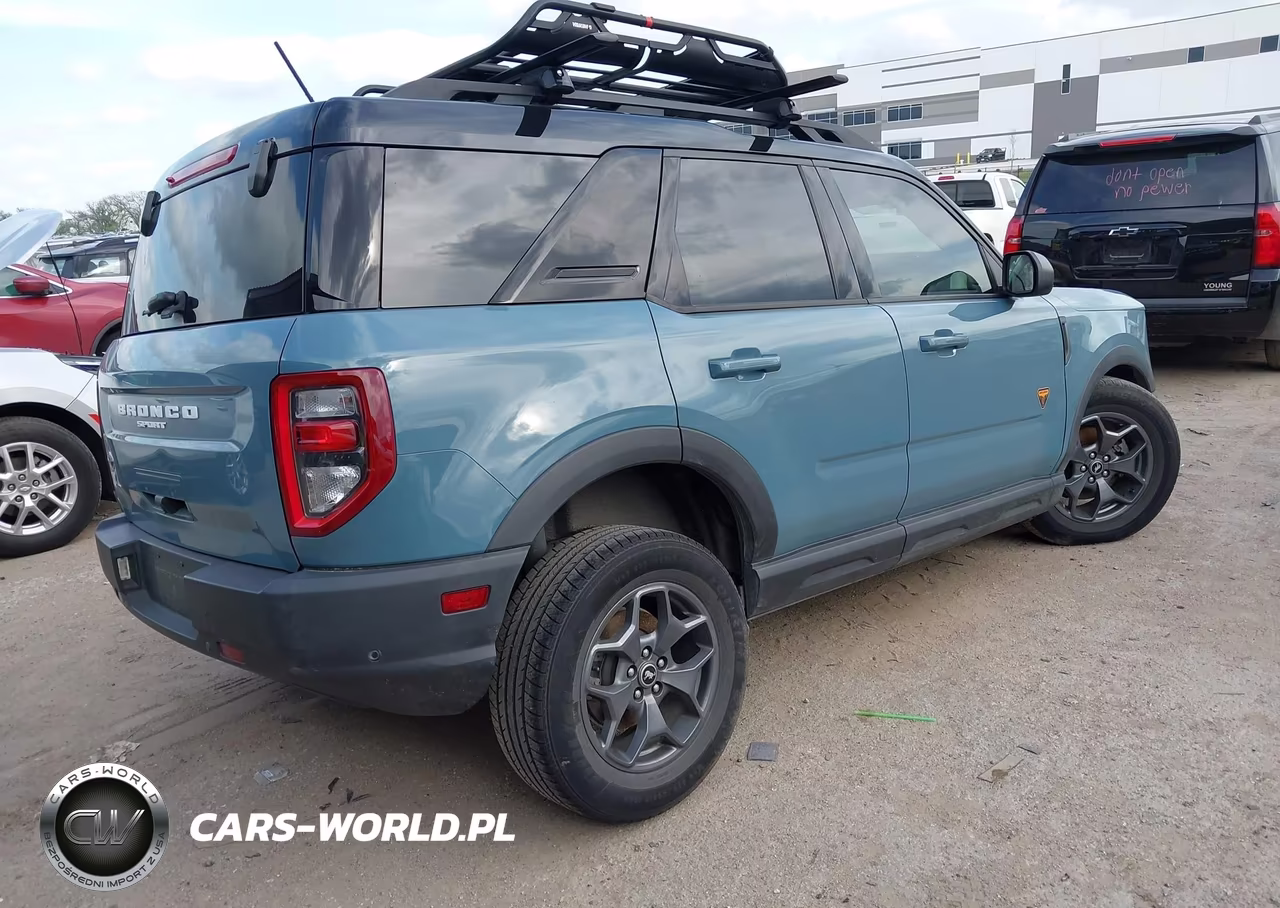 2021 Ford Bronco Sport Badlands VIN:3FMCR9D98MRA46872 - 4