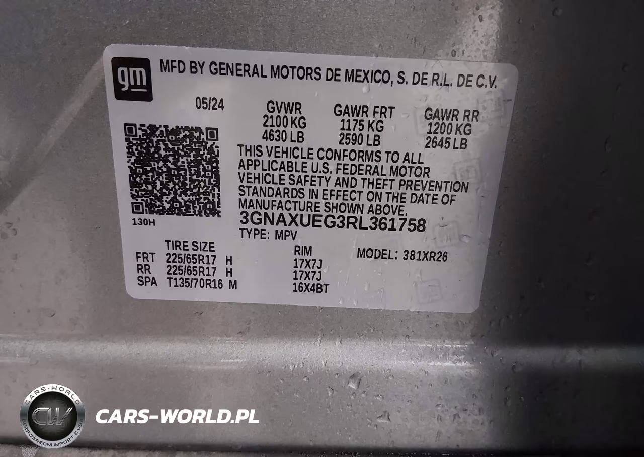 2024 Chevrolet Equinox Awd Lt VIN:3GNAXUEG3RL361758 - 9