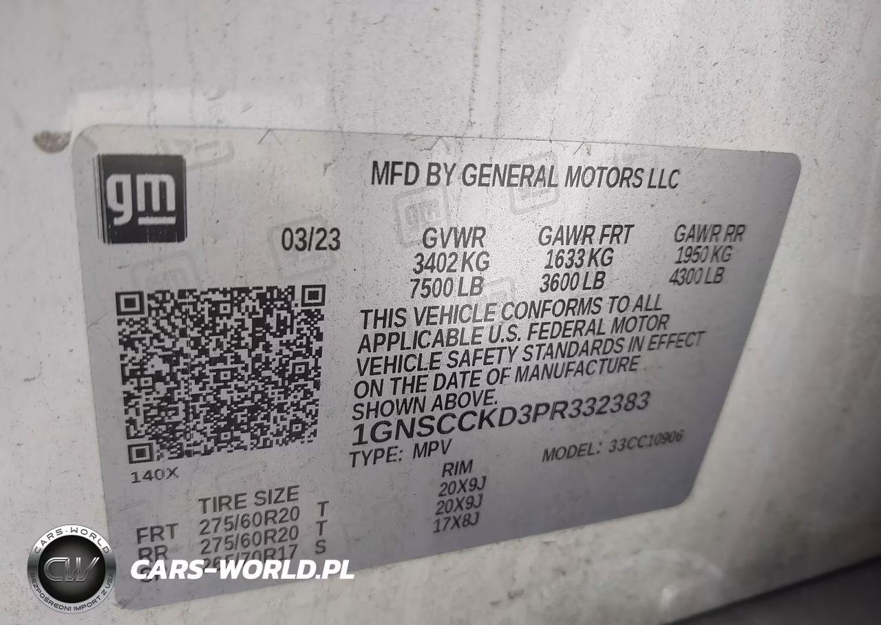 2023 Chevrolet Suburban 2Wd Lt VIN:1GNSCCKD3PR332383 - 9