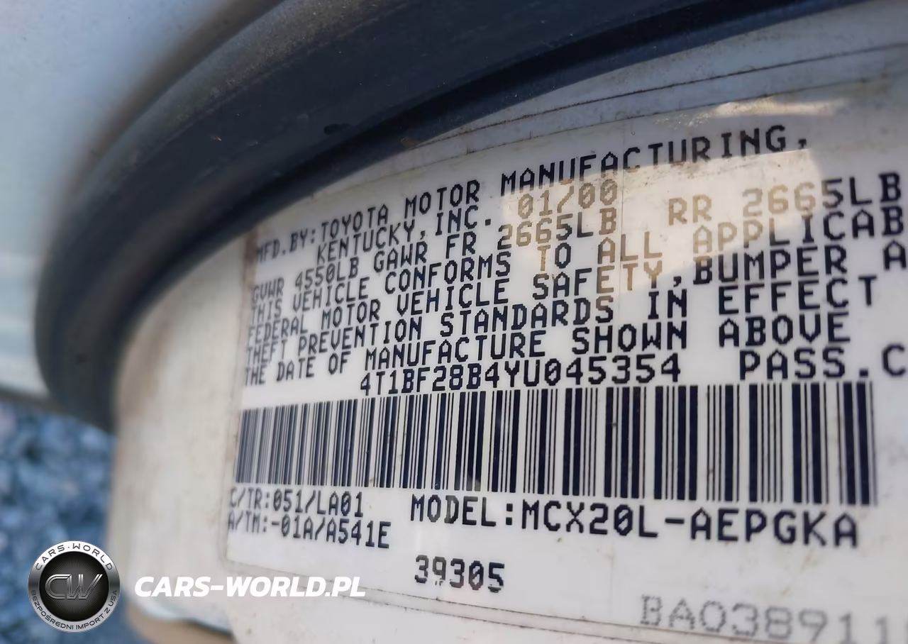 2000 Toyota Avalon Xls VIN:4T1BF28B4YU045354 - 9