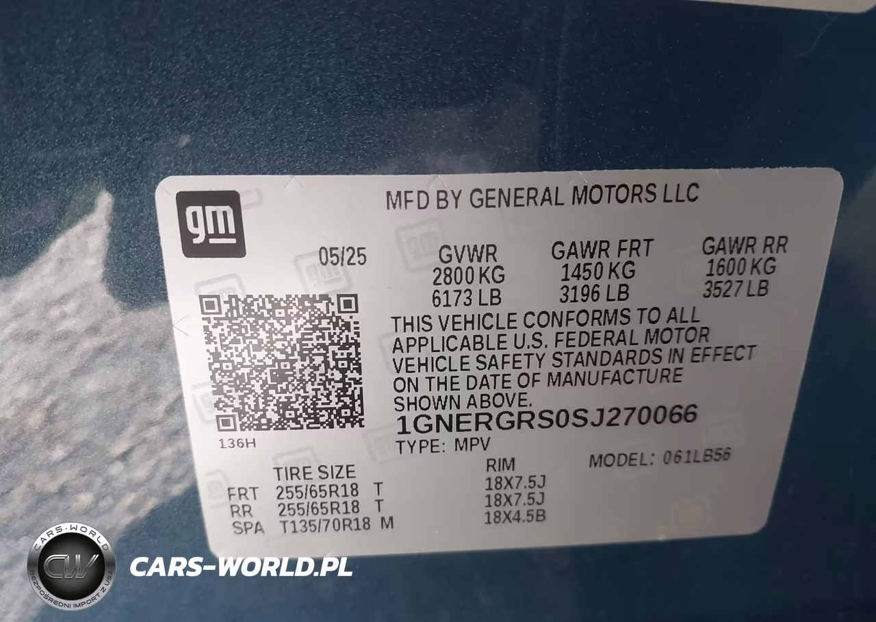 2025 Chevrolet Traverse Fwd Lt VIN:1GNERGRS0SJ270066 - 9