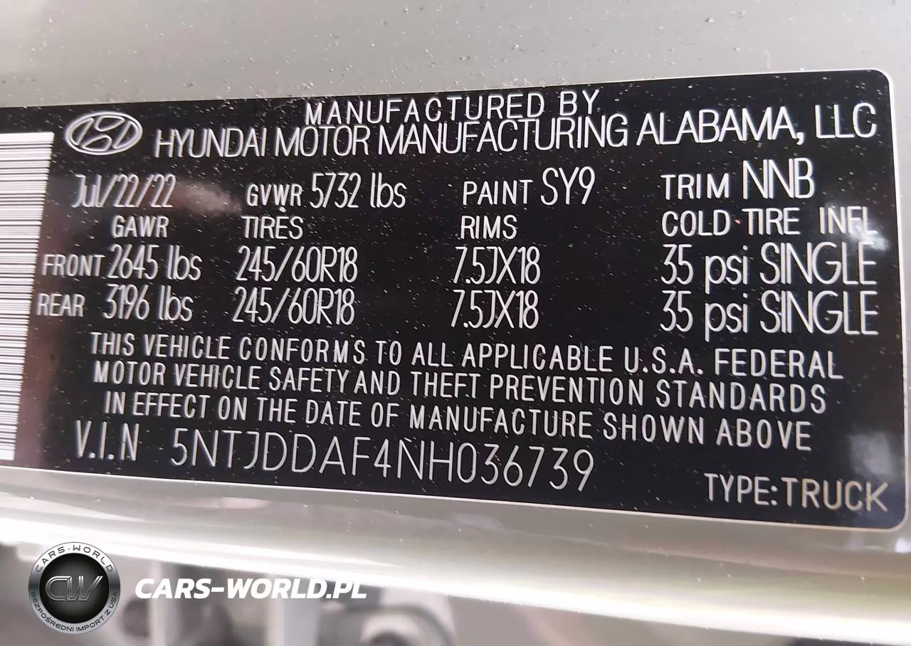 2022 Hyundai Santa Cruz Sel Premium VIN:5NTJDDAF4NH036739 - 9