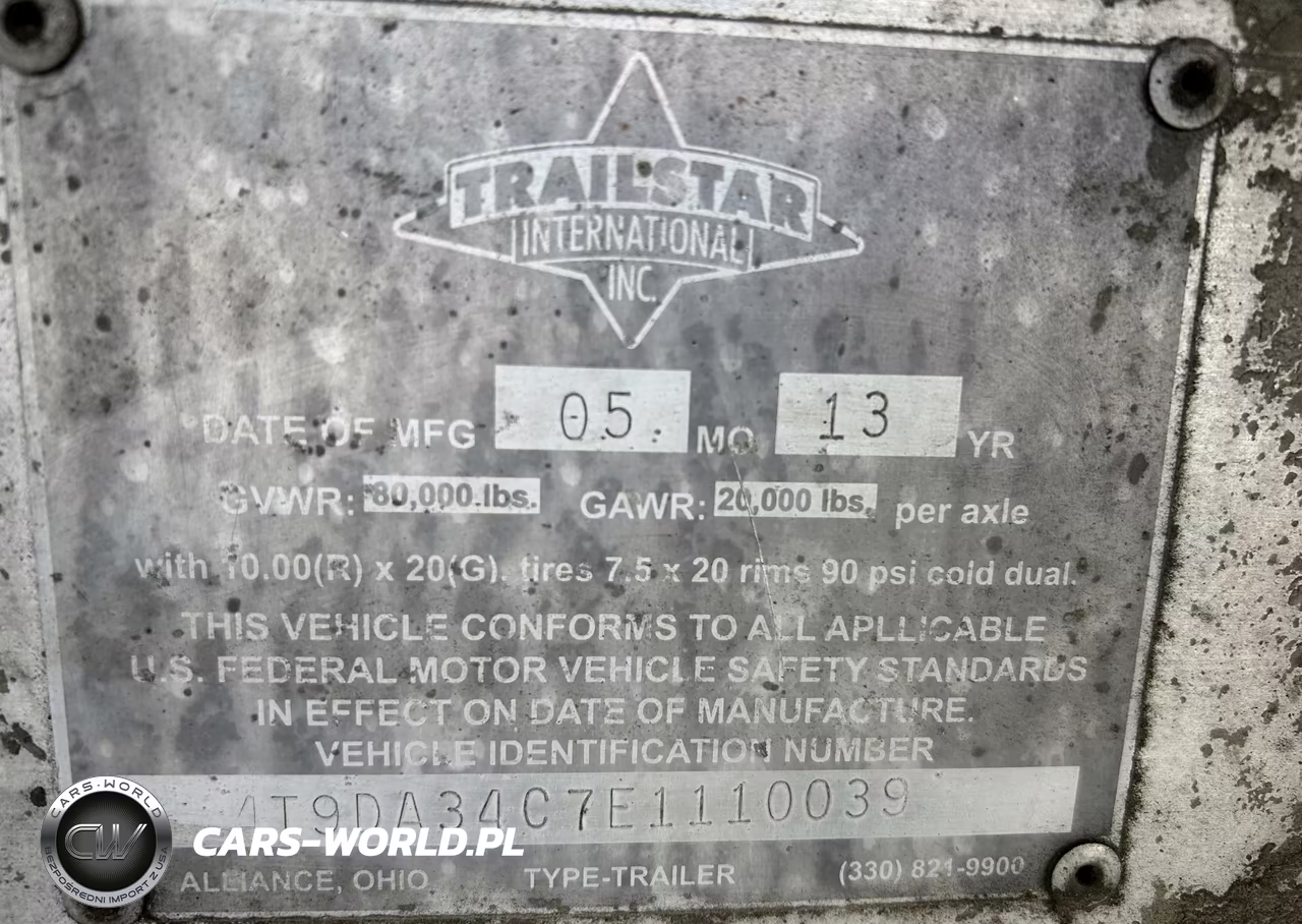 2014 Trailstar International Unknown VIN:4T9DA34C7E1110039 - 8