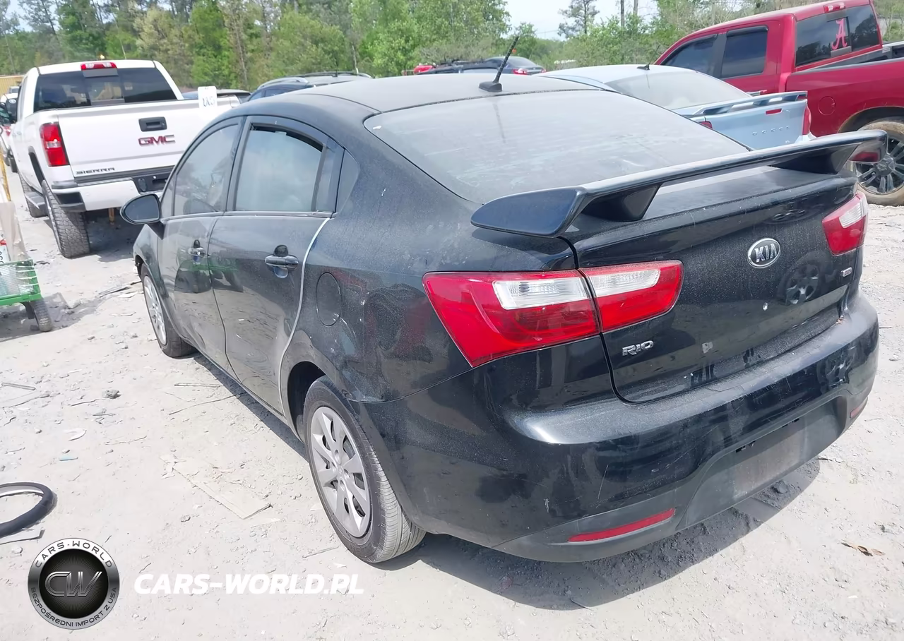 2014 Kia Rio Lx VIN:KNADM4A39E6342215 - 3