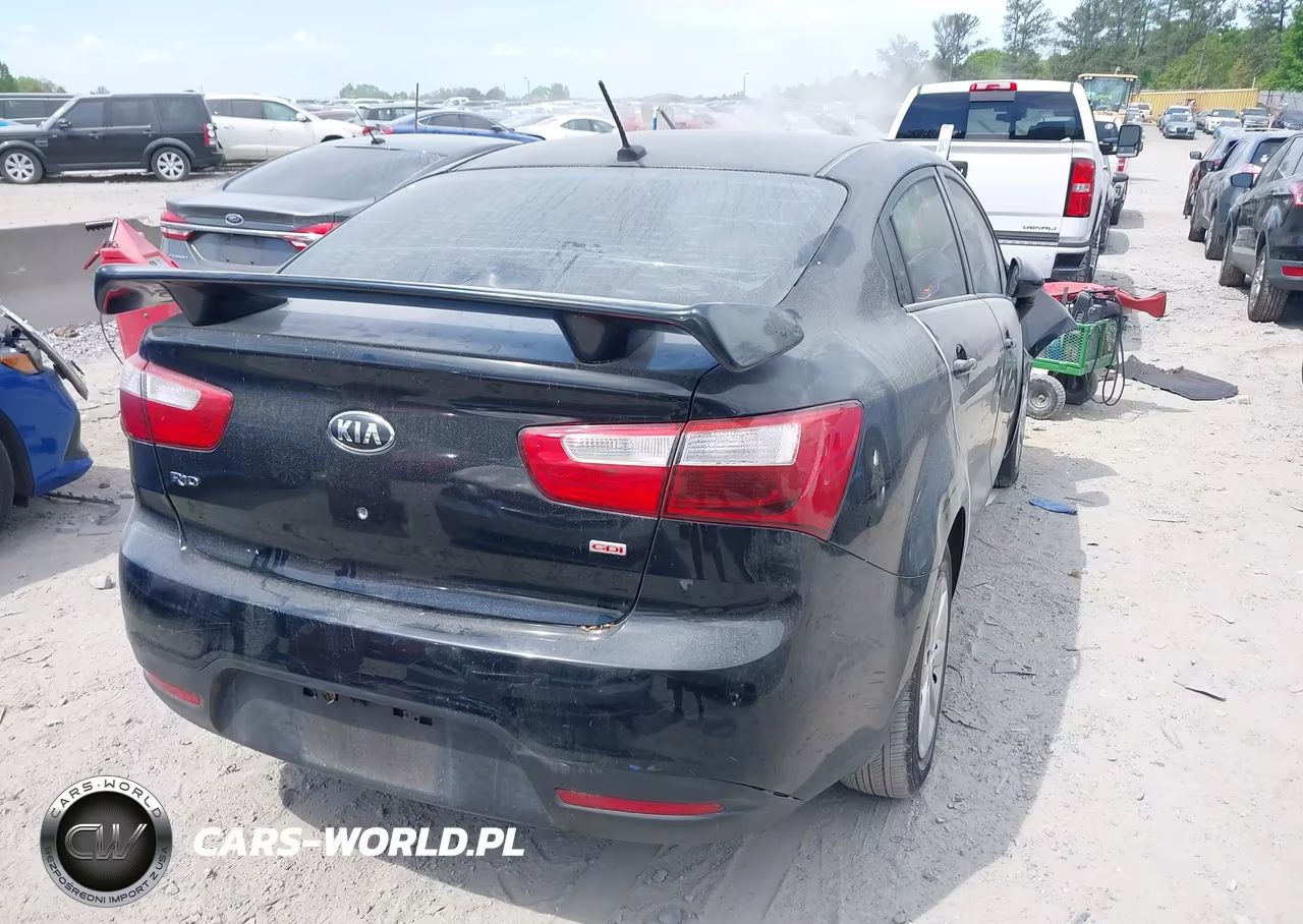 2014 Kia Rio Lx VIN:KNADM4A39E6342215 - 4