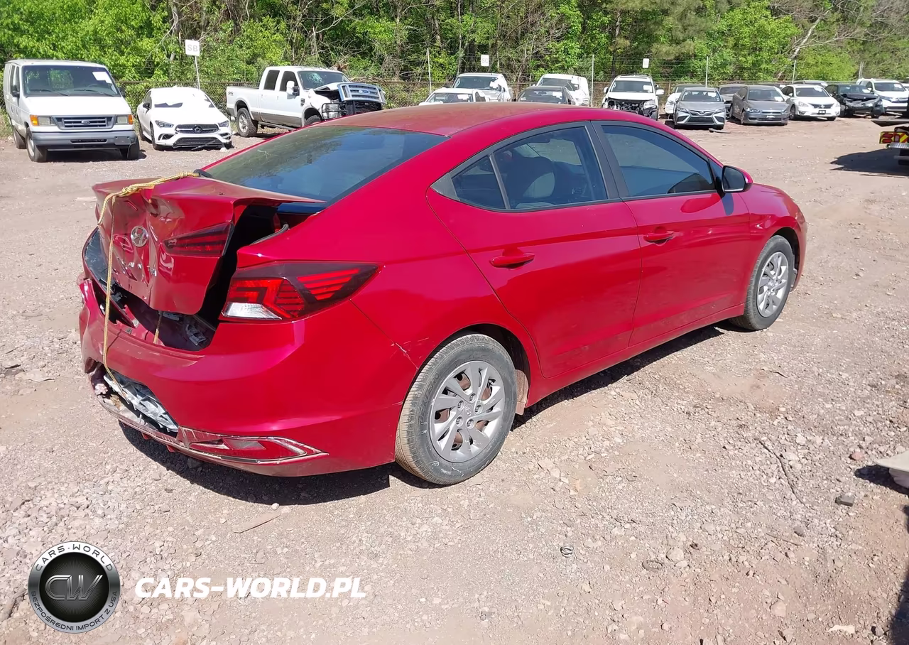2019 Hyundai Elantra Se VIN:KMHD74LF3KU777462 - 4