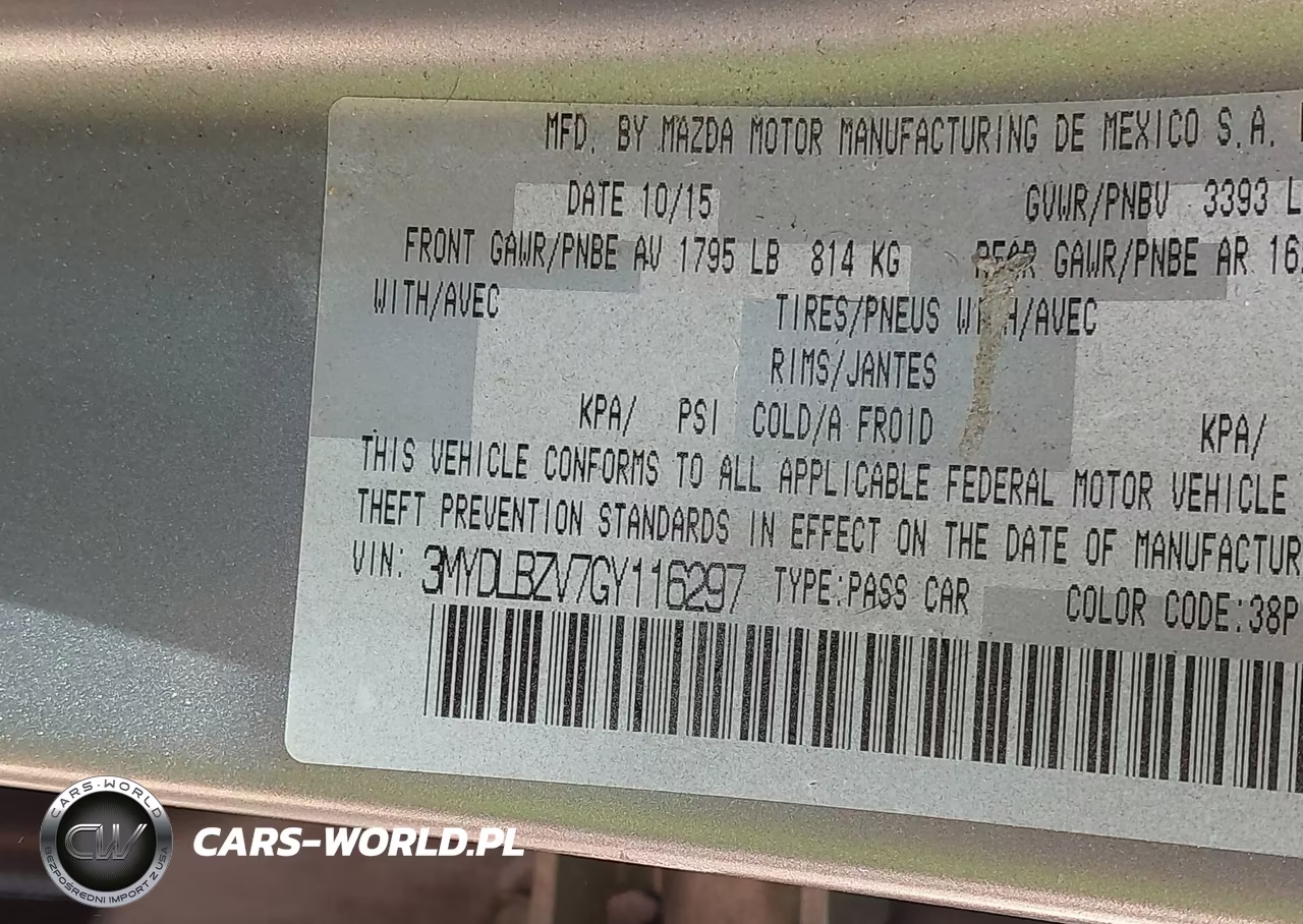 2016 Scion Ia VIN:3MYDLBZV7GY116297 - 9
