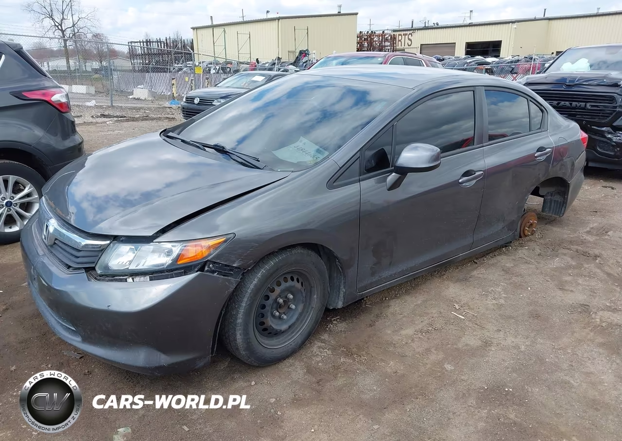 2012 Honda Civic Lx VIN:19XFB2F53CE086368 - 2