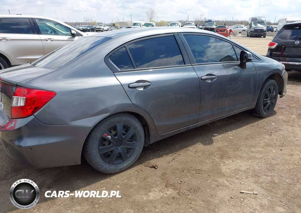 2012 Honda Civic Lx VIN:19XFB2F53CE086368 - 4