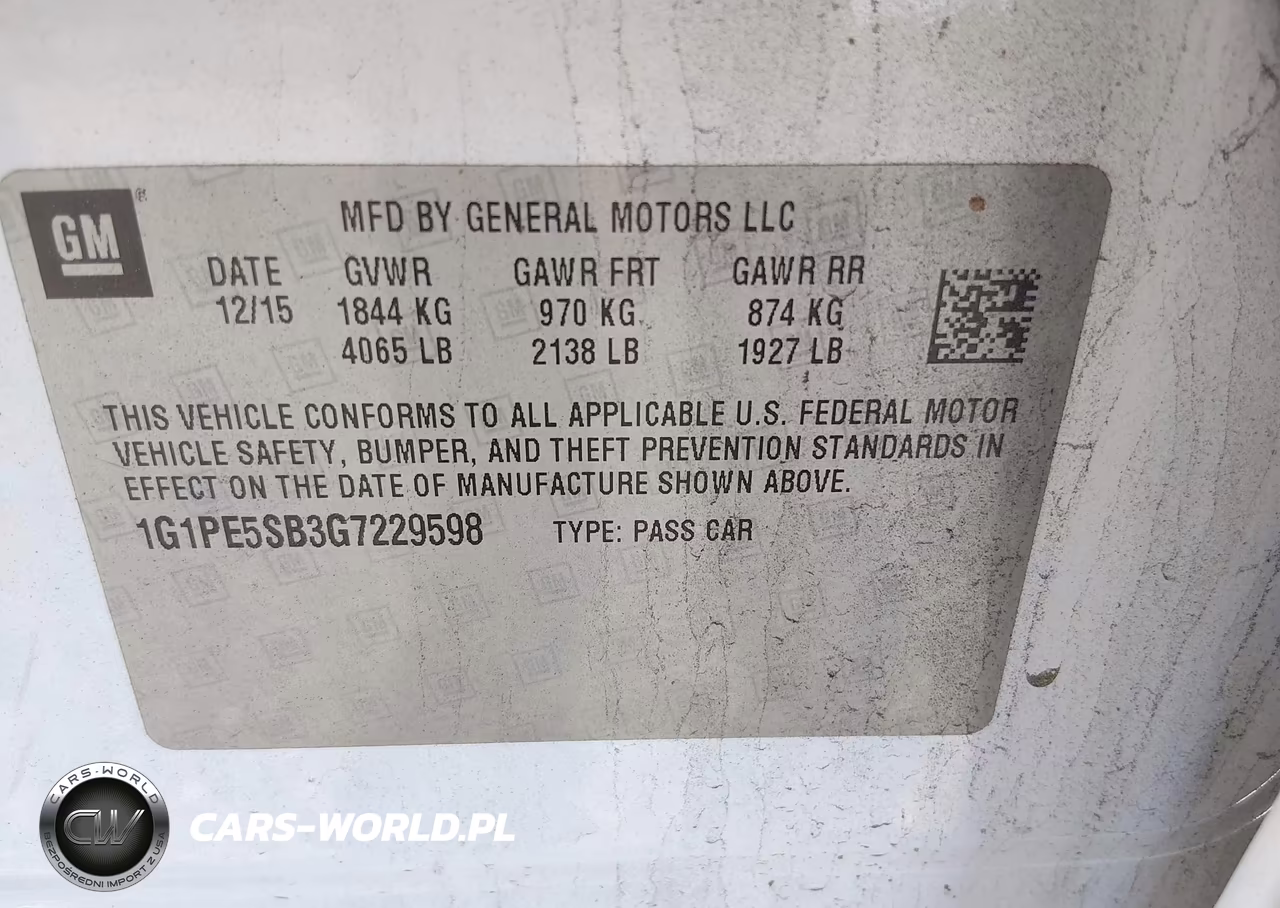 2016 Chevrolet Cruze Limited 1Lt Auto VIN:1G1PE5SB3G7229598 - 9