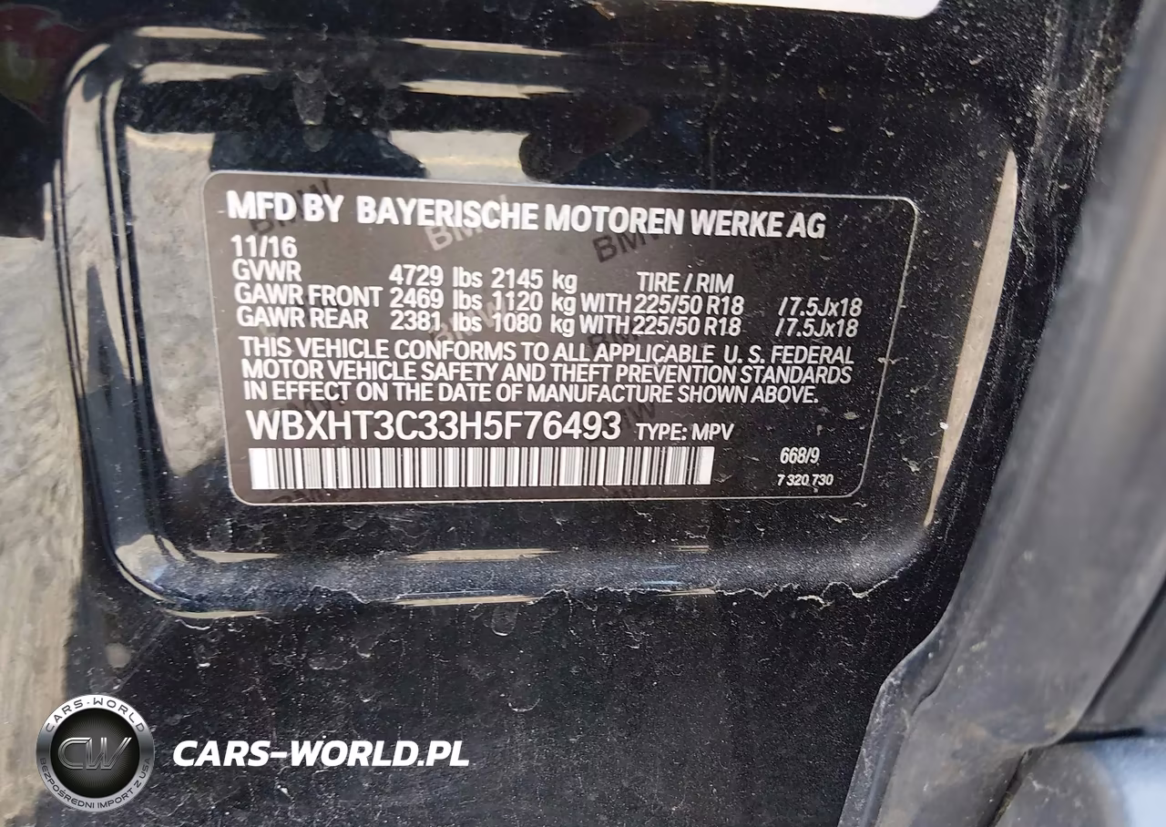 2017 BMW X1 xDrive28I VIN:WBXHT3C33H5F76493 - 9
