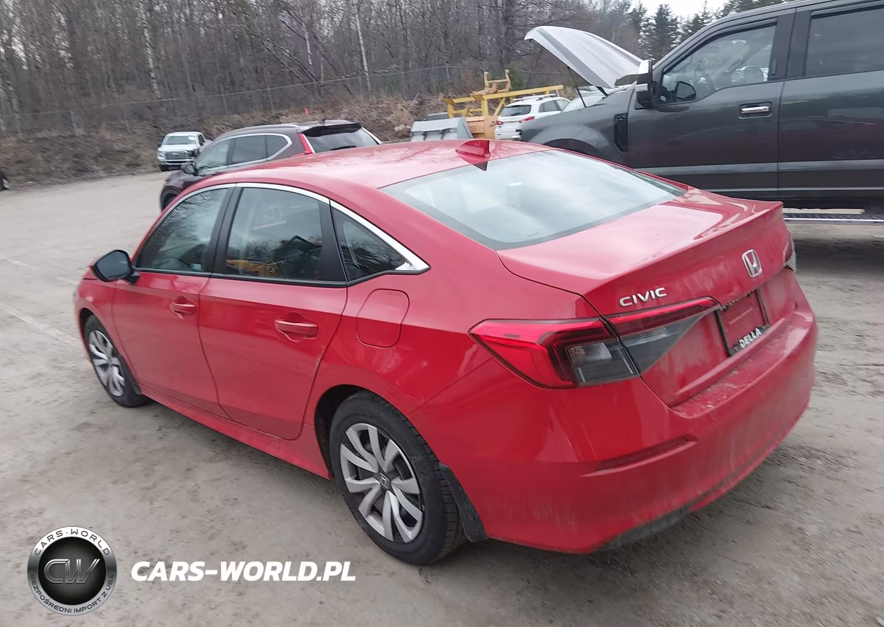 2023 Honda Civic Lx VIN:2HGFE2F27PH541005 - 3