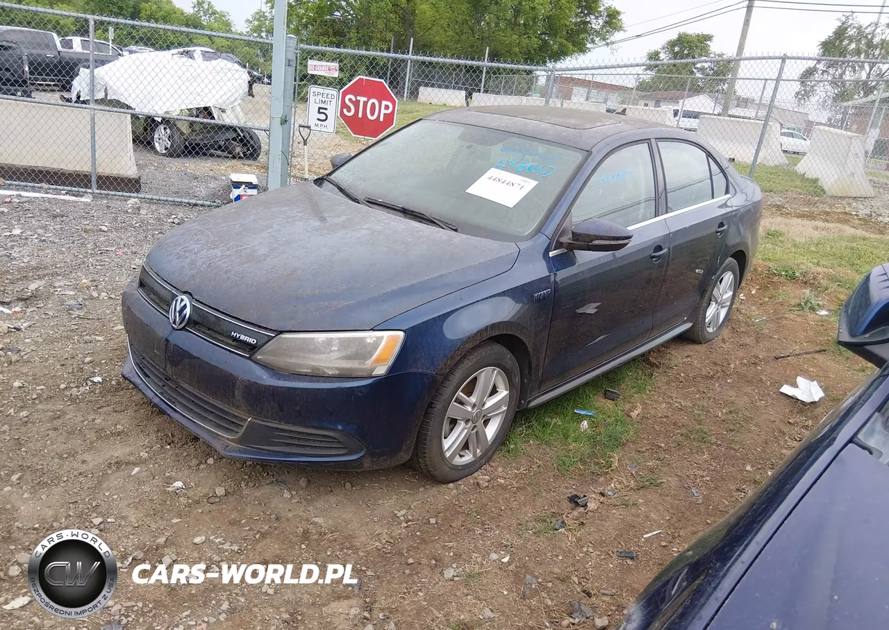 2013 Volkswagen Jetta Hybrid Sel VIN:3VW637AJ9DM315039 - 2