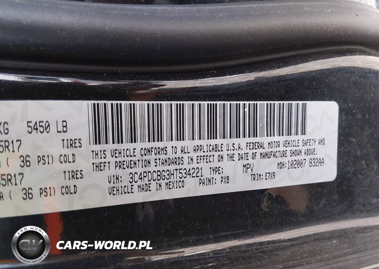 2017 Dodge Journey Sxt VIN:3C4PDCBG3HT534221 - 9