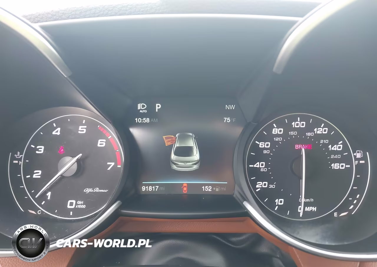 2017 Alfa Romeo Giulia Ti Awd VIN:ZARFAEENXH7556950 - 7