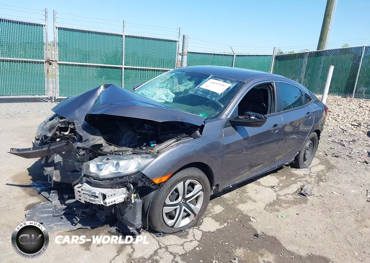 2017 Honda Civic Lx VIN:19XFC2F51HE204812 - 2