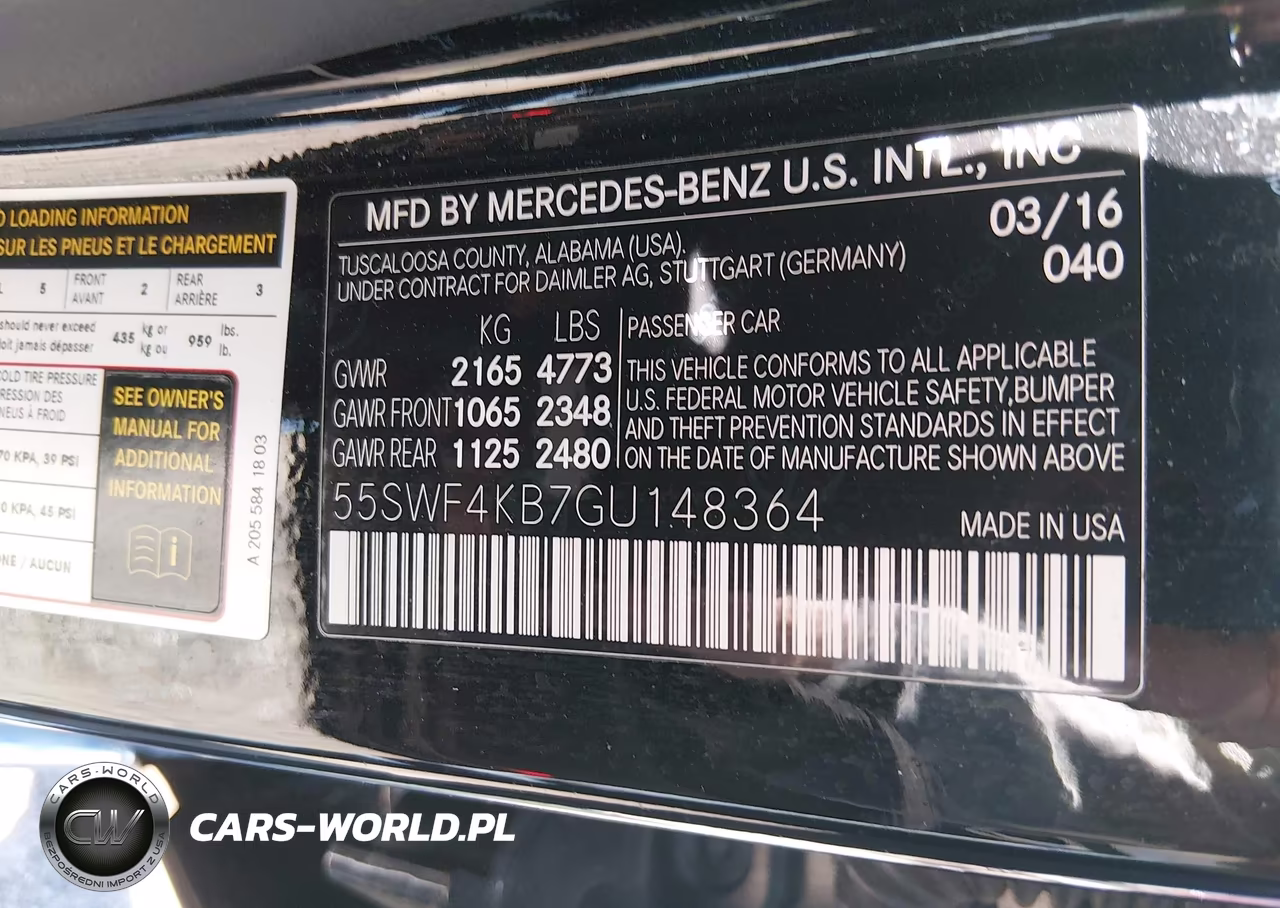 2016 Mercedes-Benz C 300 4Matic VIN:55SWF4KB7GU148364 - 9