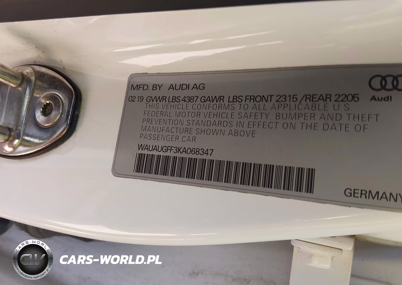 2019 Audi A3 40 Premium-40 Titanium Premium VIN:WAUAUGFF3KA068347 - 9