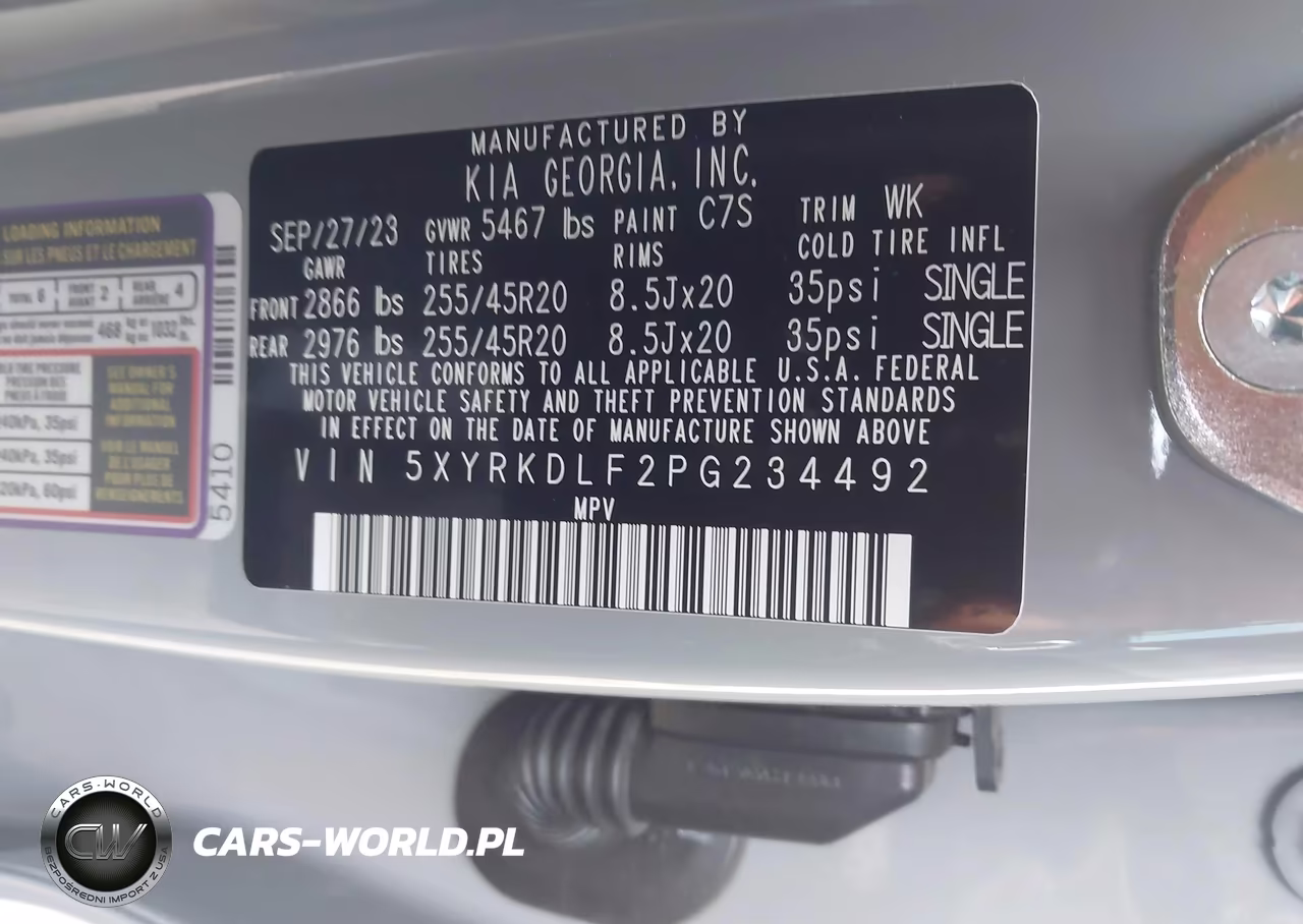 2023 Kia Sorento Sx Prestige VIN:5XYRKDLF2PG234492 - 9