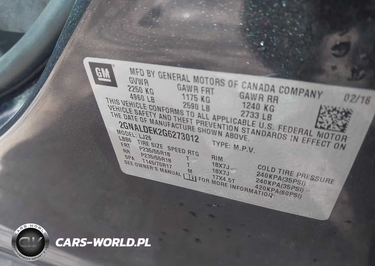 2016 Chevrolet Equinox Ltz VIN:2GNALDEK2G6273012 - 9