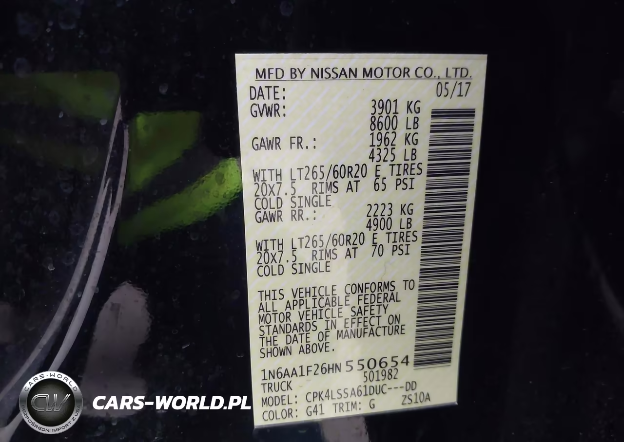 2017 Nissan Titan Xd Sv Gas VIN:1N6AA1F26HN550654 - 9