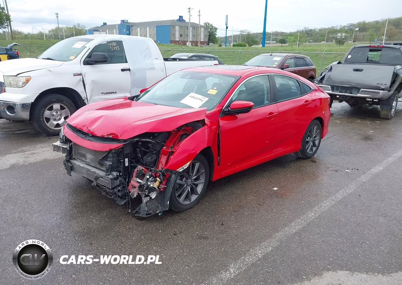 2020 Honda Civic Ex-L VIN:2HGFC1F71LH680309 - 2