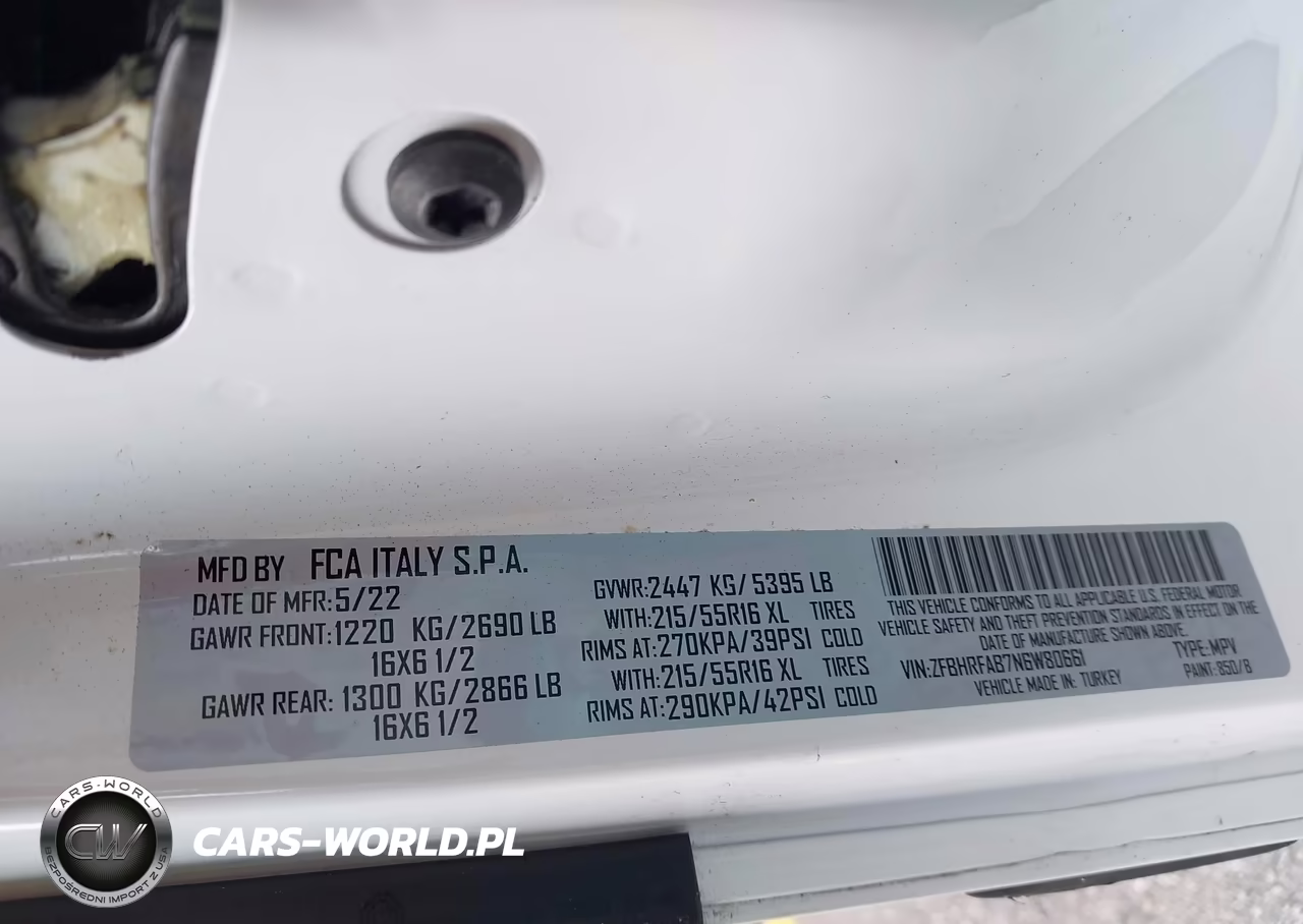 2022 Ram Promaster City Cargo Van VIN:ZFBHRFAB7N6W80661 - 9