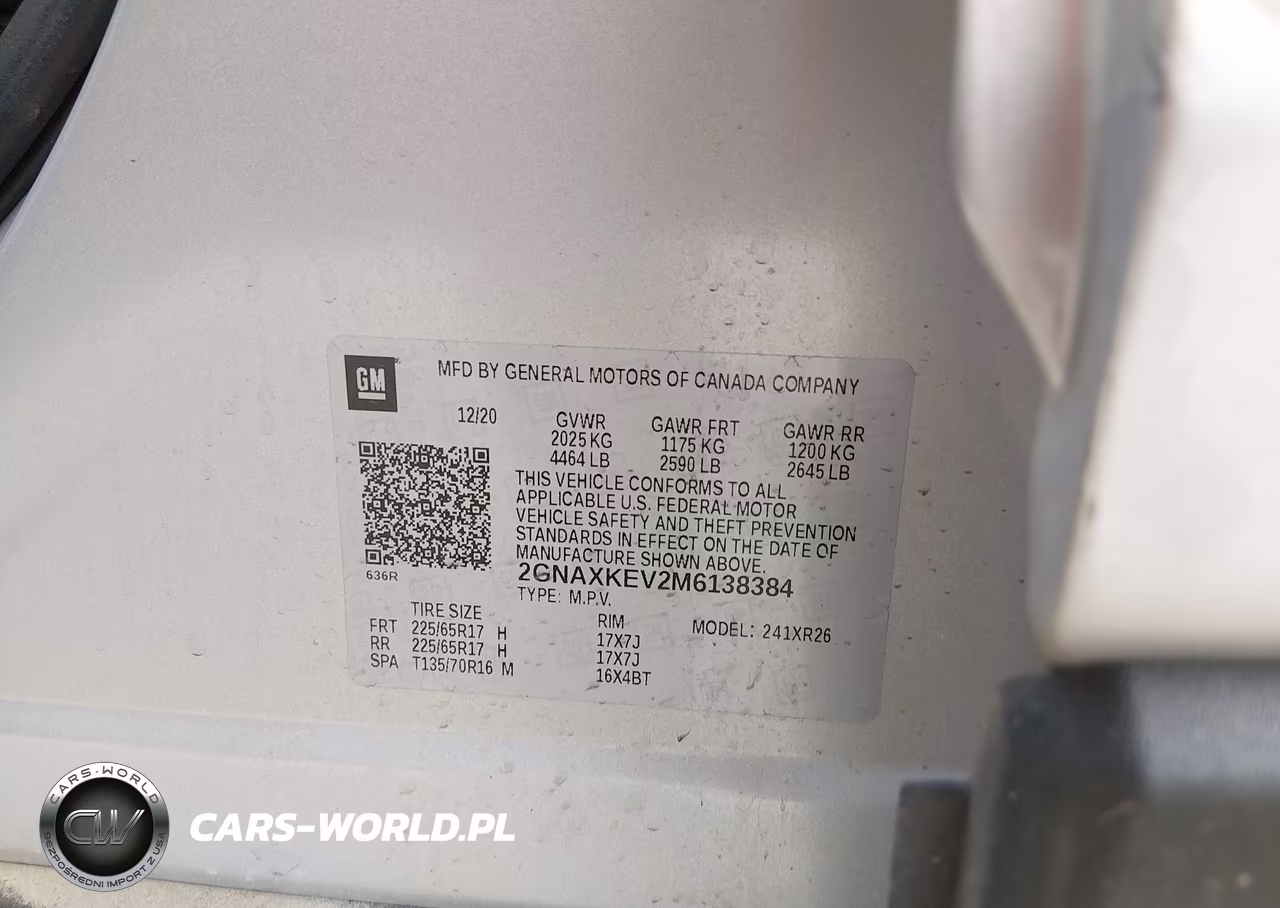 2021 Chevrolet Equinox Fwd Lt VIN:2GNAXKEV2M6138384 - 9