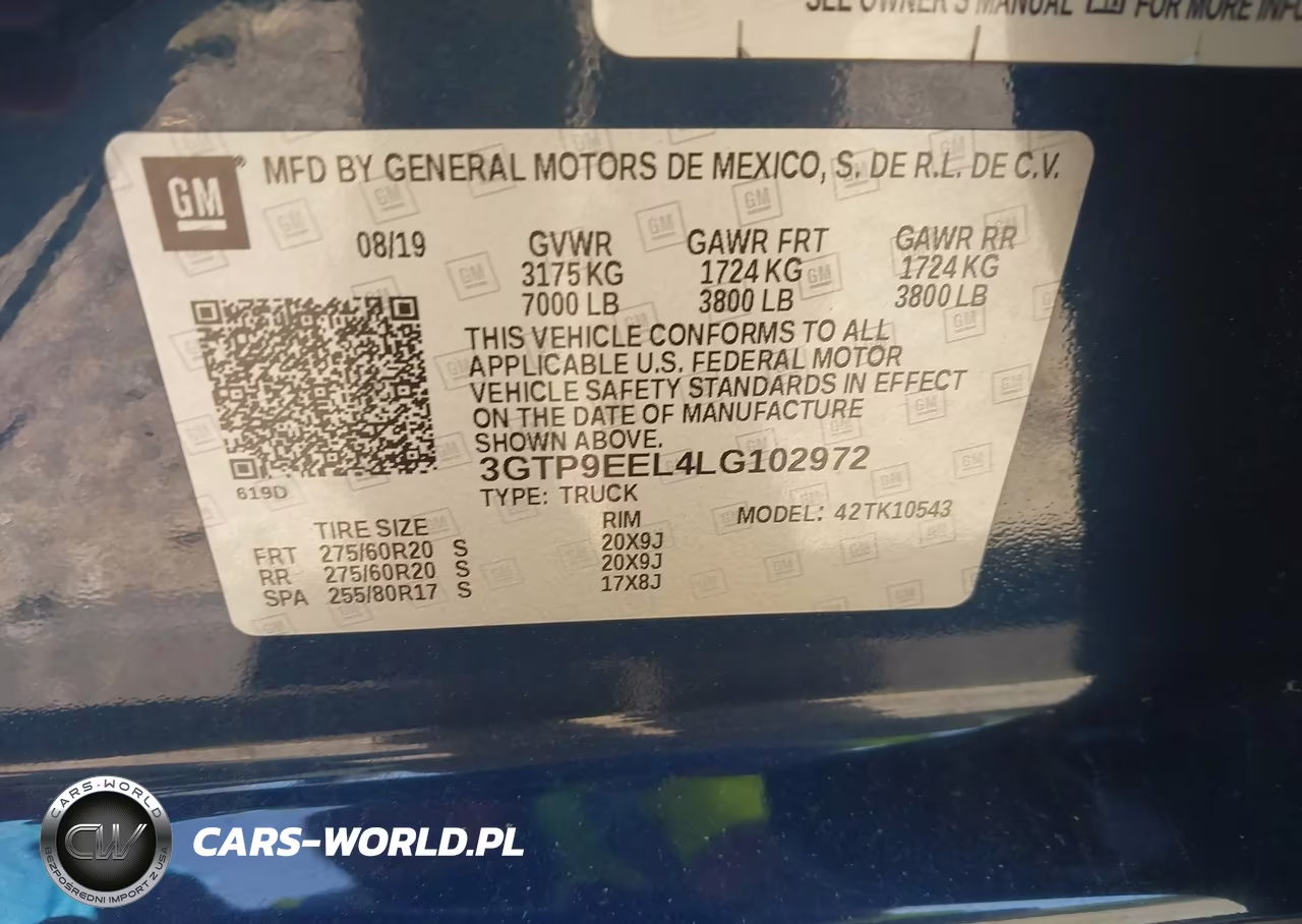 2020 GMC Sierra K1500 At4 VIN:3GTP9EEL4LG102972 - 9