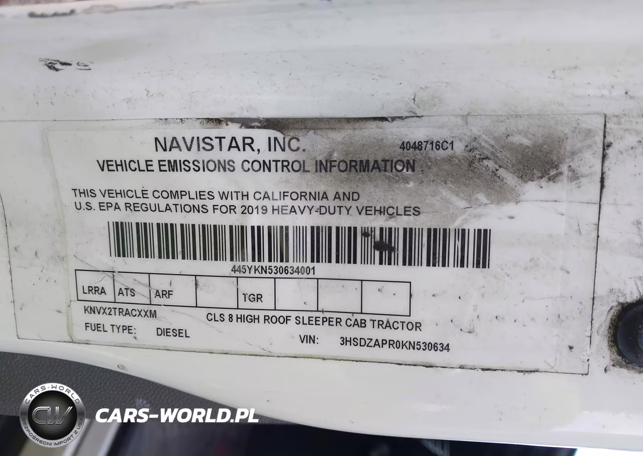 2019 International Lt VIN:3HSDZAPR0KN530634 - 8