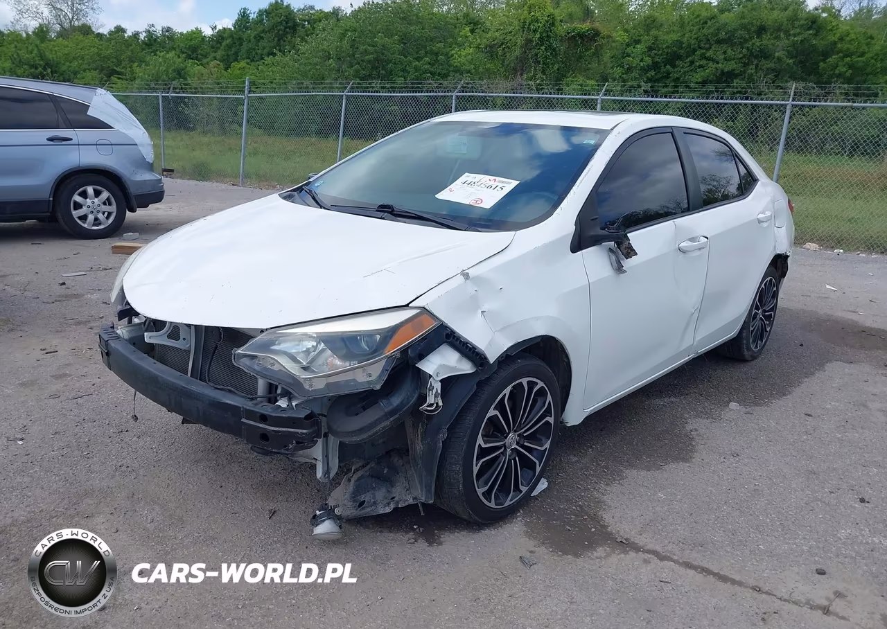 2016 Toyota Corolla S Plus VIN:5YFBURHE5GP490839 - 2