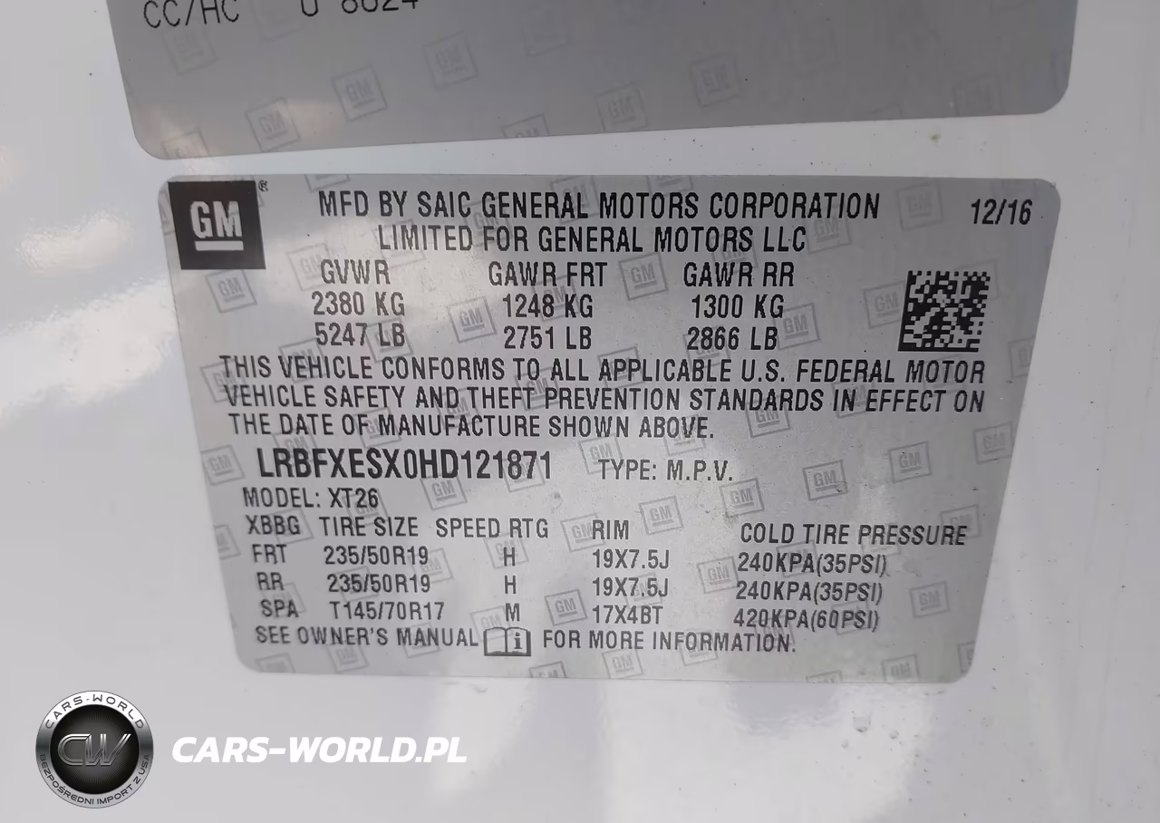 2017 Buick Envision Premium I VIN:LRBFXESX0HD121871 - 9