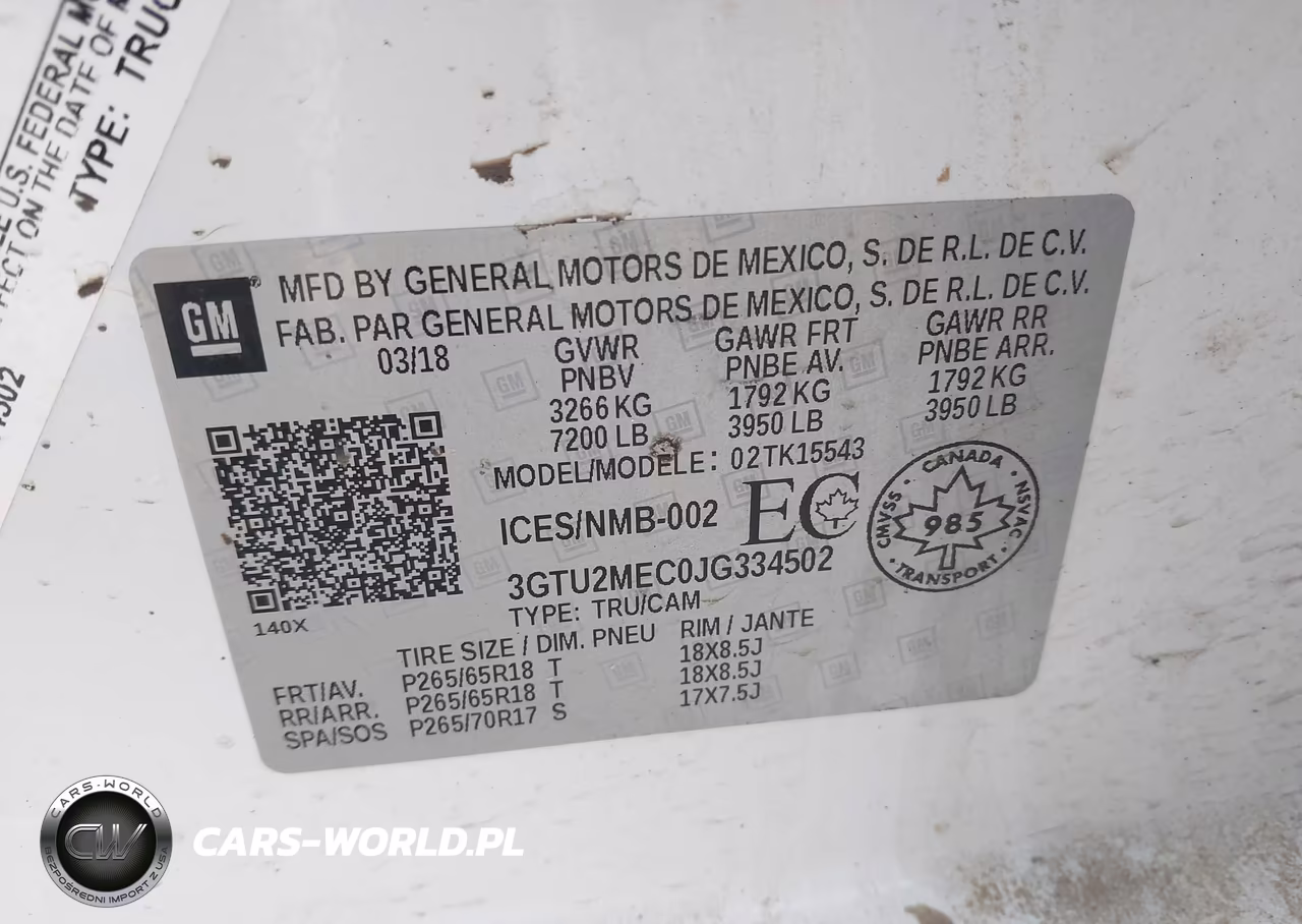 2018 GMC Sierra 1500 Sle VIN:3GTU2MEC0JG334502 - 9